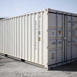 20-foot shipping container, standard-side 3/4, angle