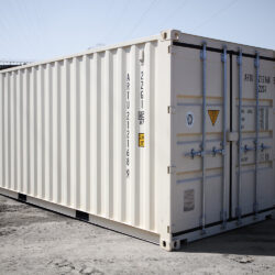 20-foot shipping container, standard-side 3/4, angle