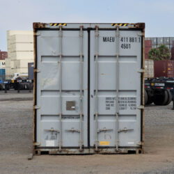 40-foot open-top shipping container-front