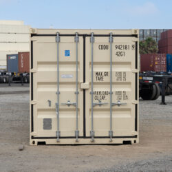 40-foot double-door shipping container-front