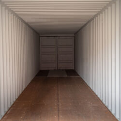 40-foot double-door shipping container-inside