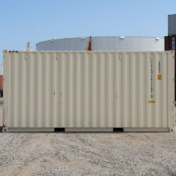 20-foot shipping container, high cube-side