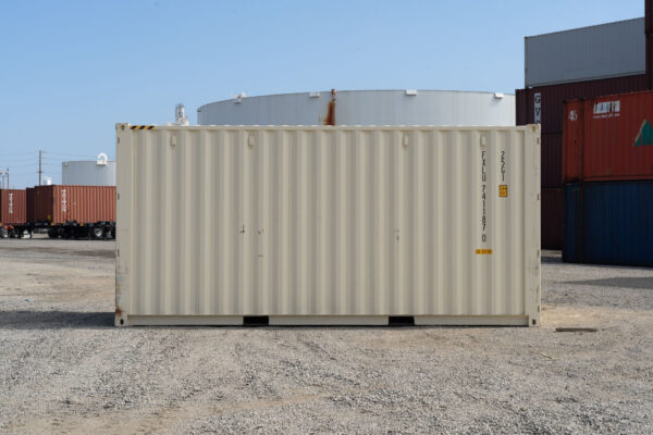 20-foot shipping container, high cube-side