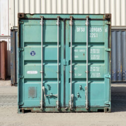 20-foot shipping container, standard - front