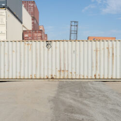 40-foot shipping container, high cube - side