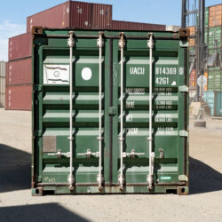 40-foot shipping container, standard - front