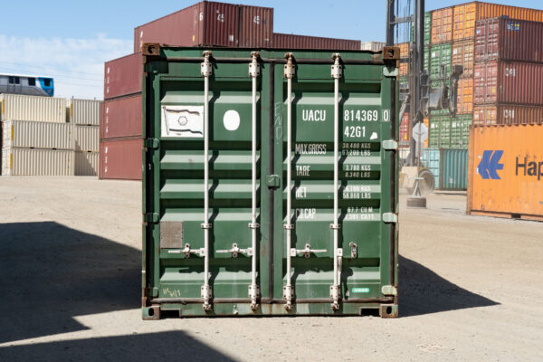 40-foot shipping container, standard - front