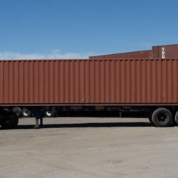40-foot shipping container, standard - side