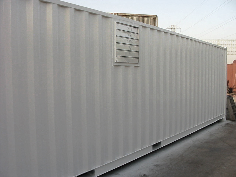 Side-mounted passive ventilation modification for shipping containers - external image. 