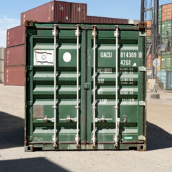 40-foot shipping container, standard - front